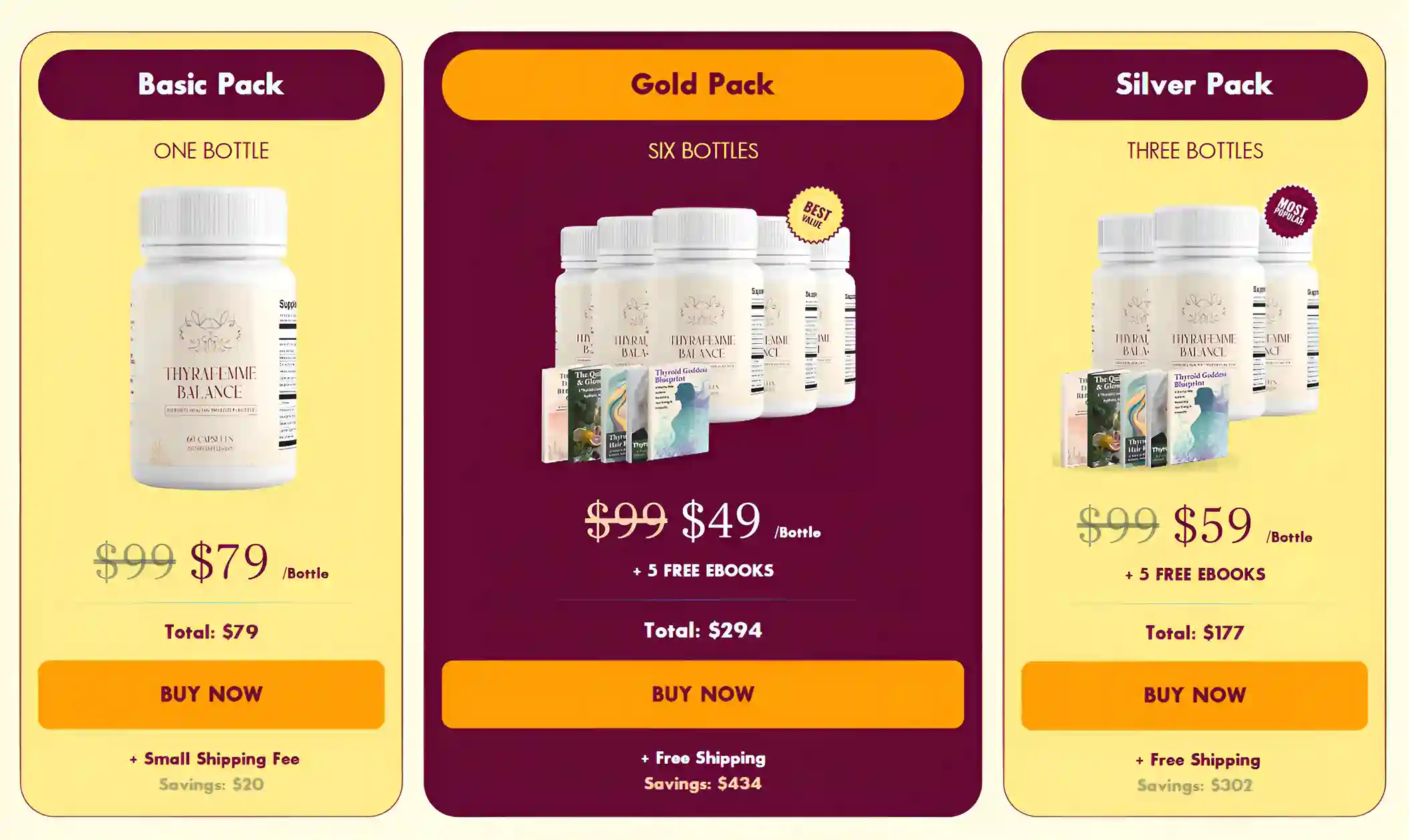 Thyrafemme Balance- pricing